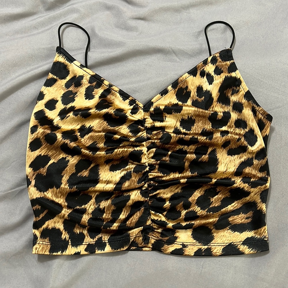 Cheetah Print Crop Top